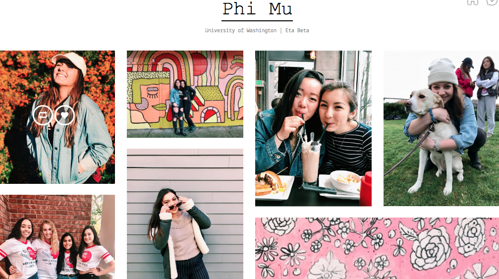 Phi Mu at University of Washington 
