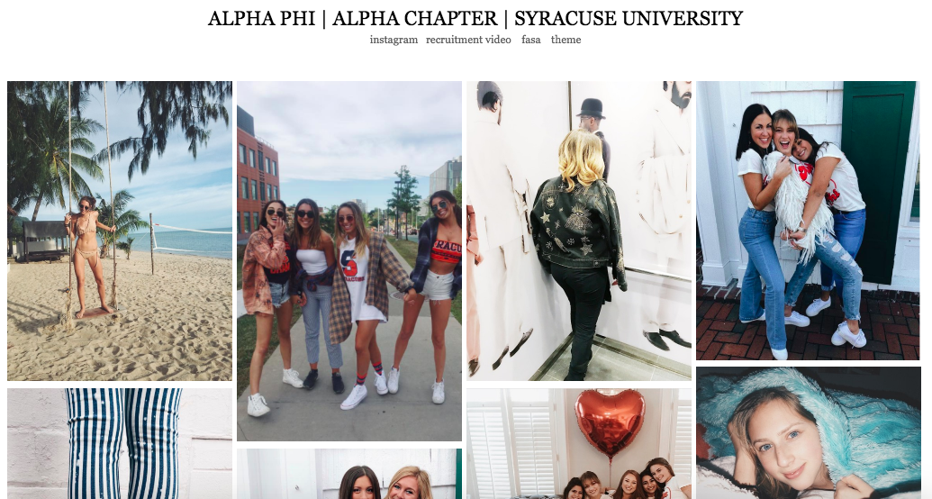 Alpha Phi at Syracuse 